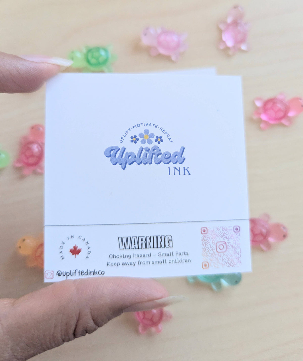 Bridesmaid Proposal Card with Turtle Figurine Gift