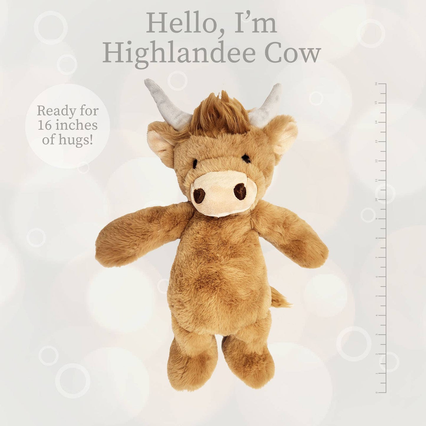 Highlandee Cow Plush Toy