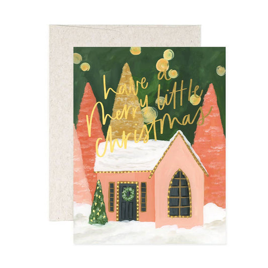 Little Christmas House Card