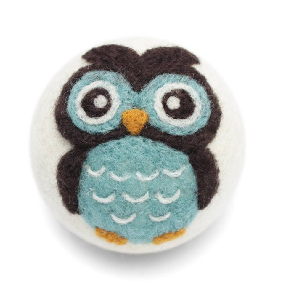 Owls: Eco Wool Dryer Balls Fair Trade