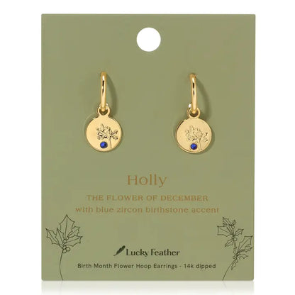 Birth Month Flower Earrings