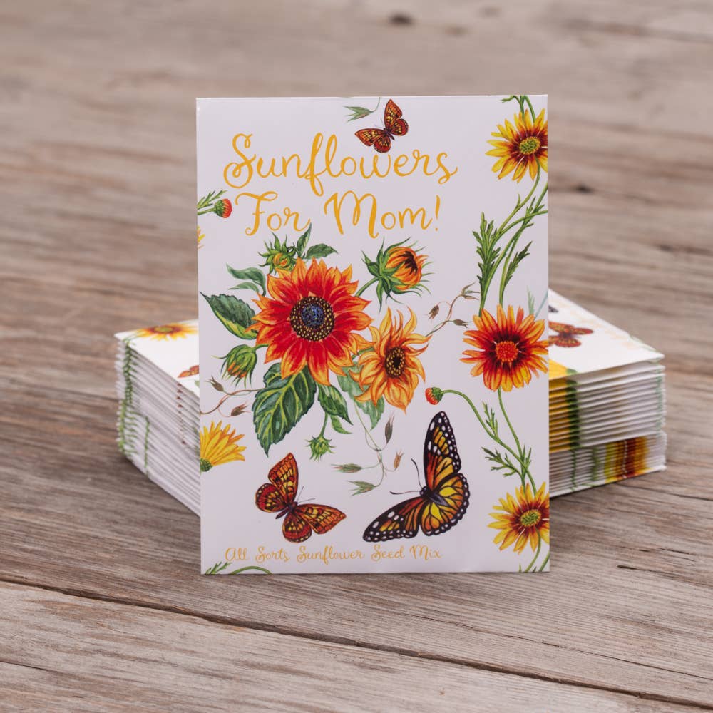 Sunflowers For Mom - All Sorts Sunflower Seed Packets
