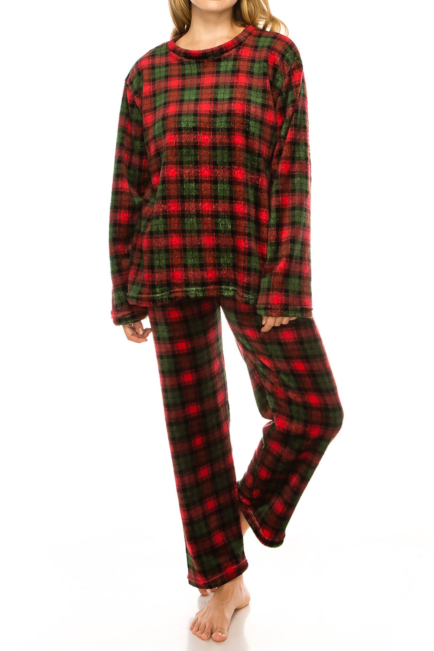 Plaid PJ Set