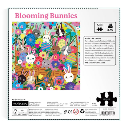 Blooming Bunnies 500 Piece Foil Family Puzzle