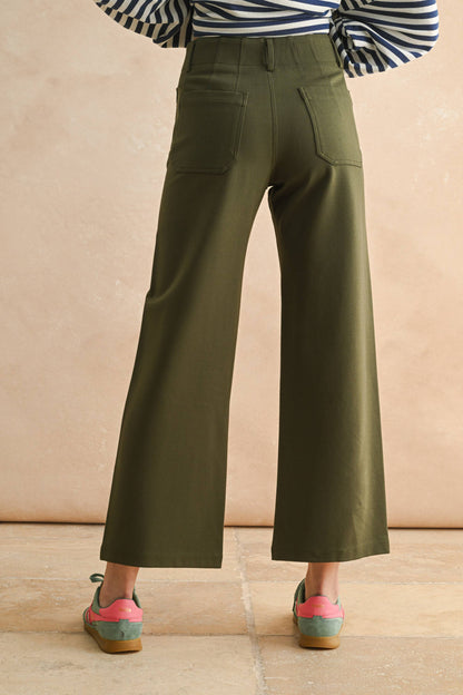 Green Ponte Pants