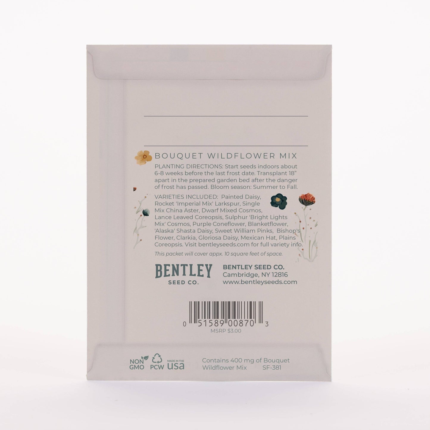 Congrats with Blooms - Wildflower Mix Seed Packets