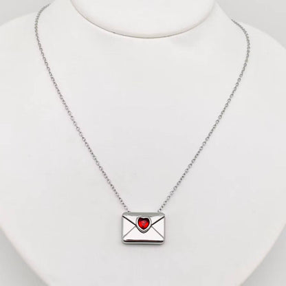 Heart Envelope Necklace
