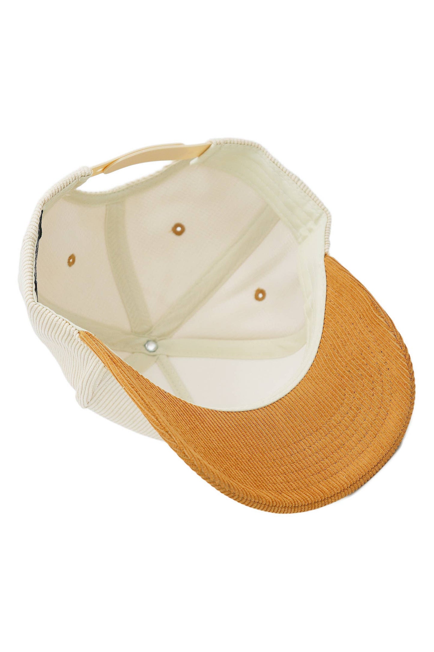 Premium Corduroy Beige Upper Baseball Cap