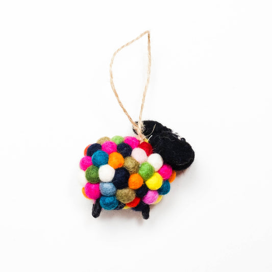 Rainbow Sheep Ornament