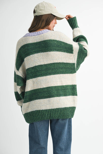 Oversized Striped Sweater