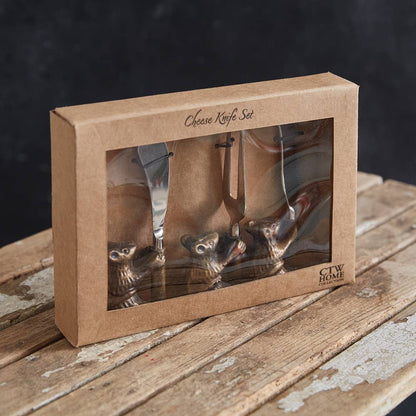 Set of Three Mouse Serving Set