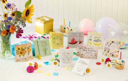 Happy Birthday - Sunflower - Mammoth Sunflower Seed Packets