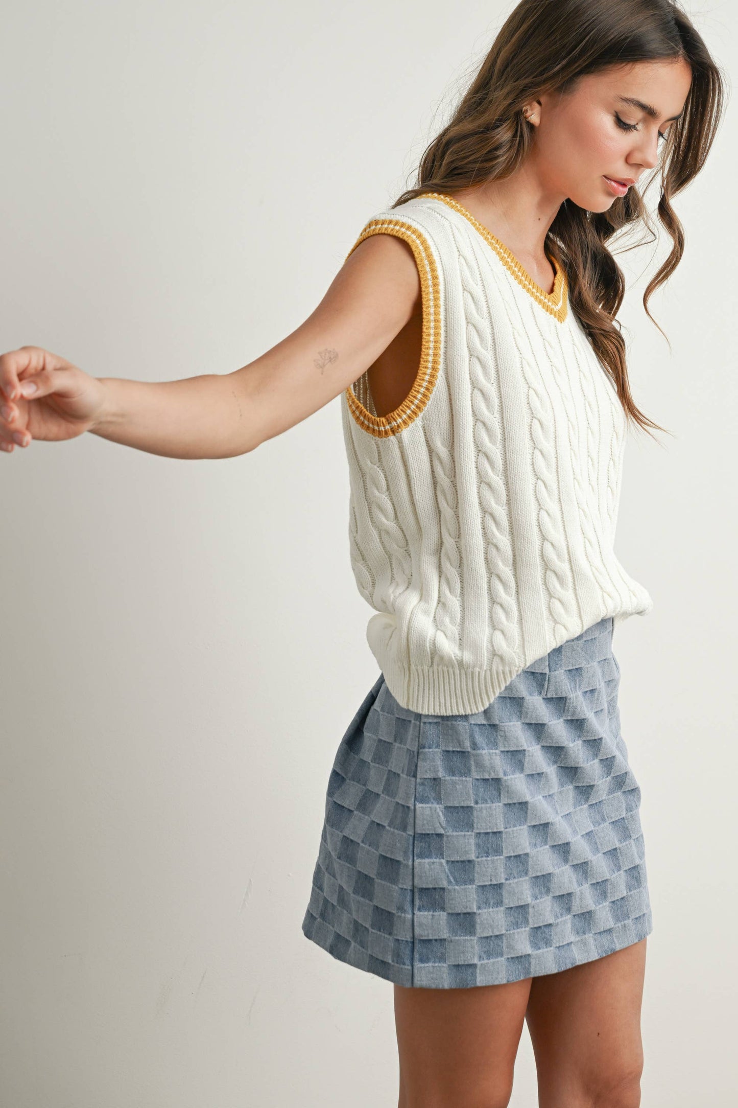 Knitted Sweater Vest