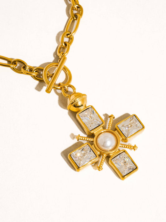 Patrice Cross Necklace