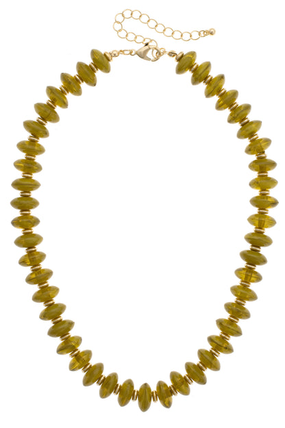 Marseille Resin Beaded Necklace