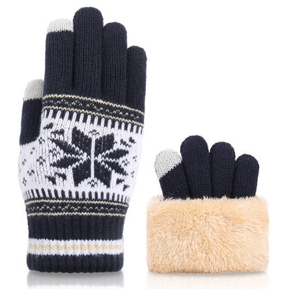 Aztec Fleece Gloves