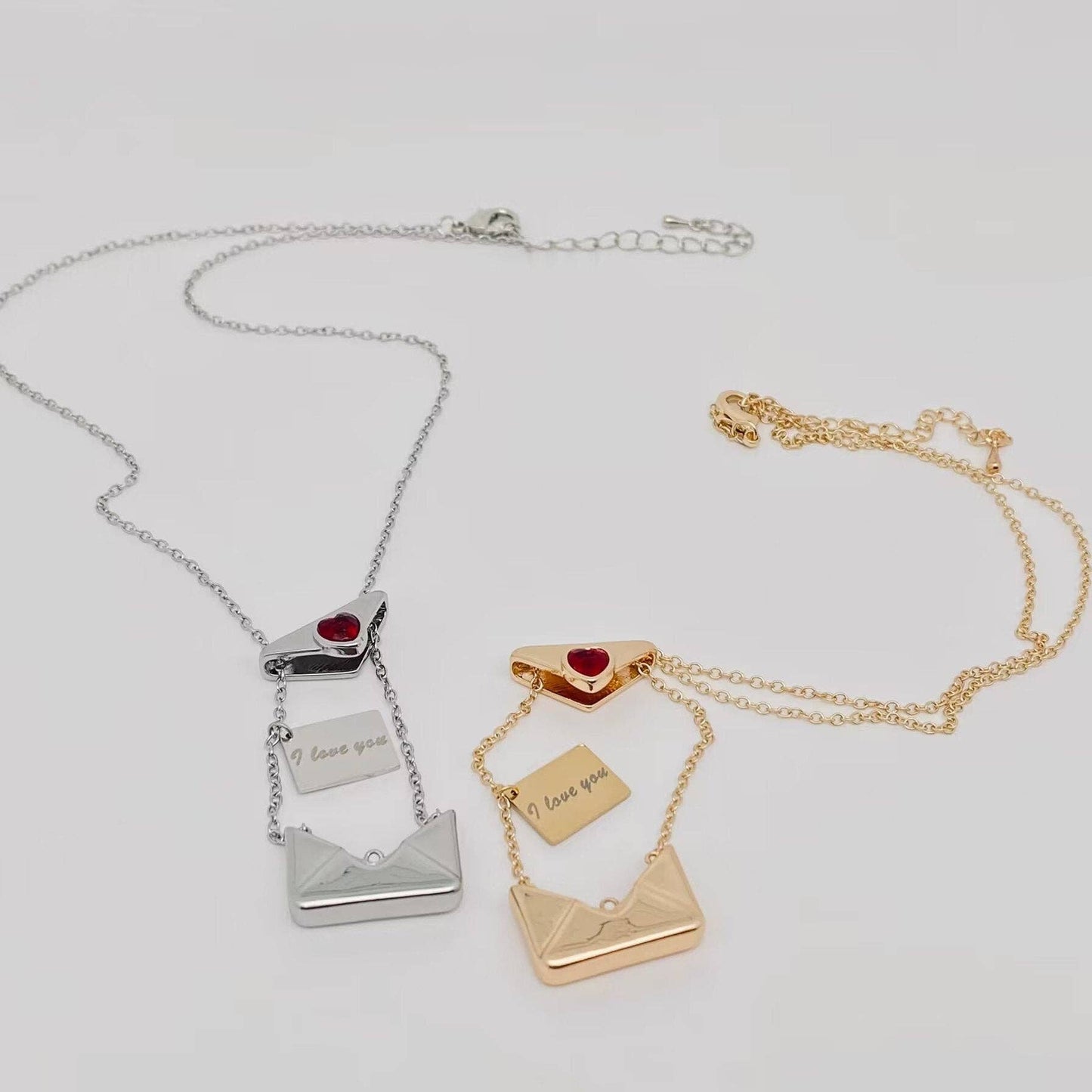 Heart Envelope Necklace