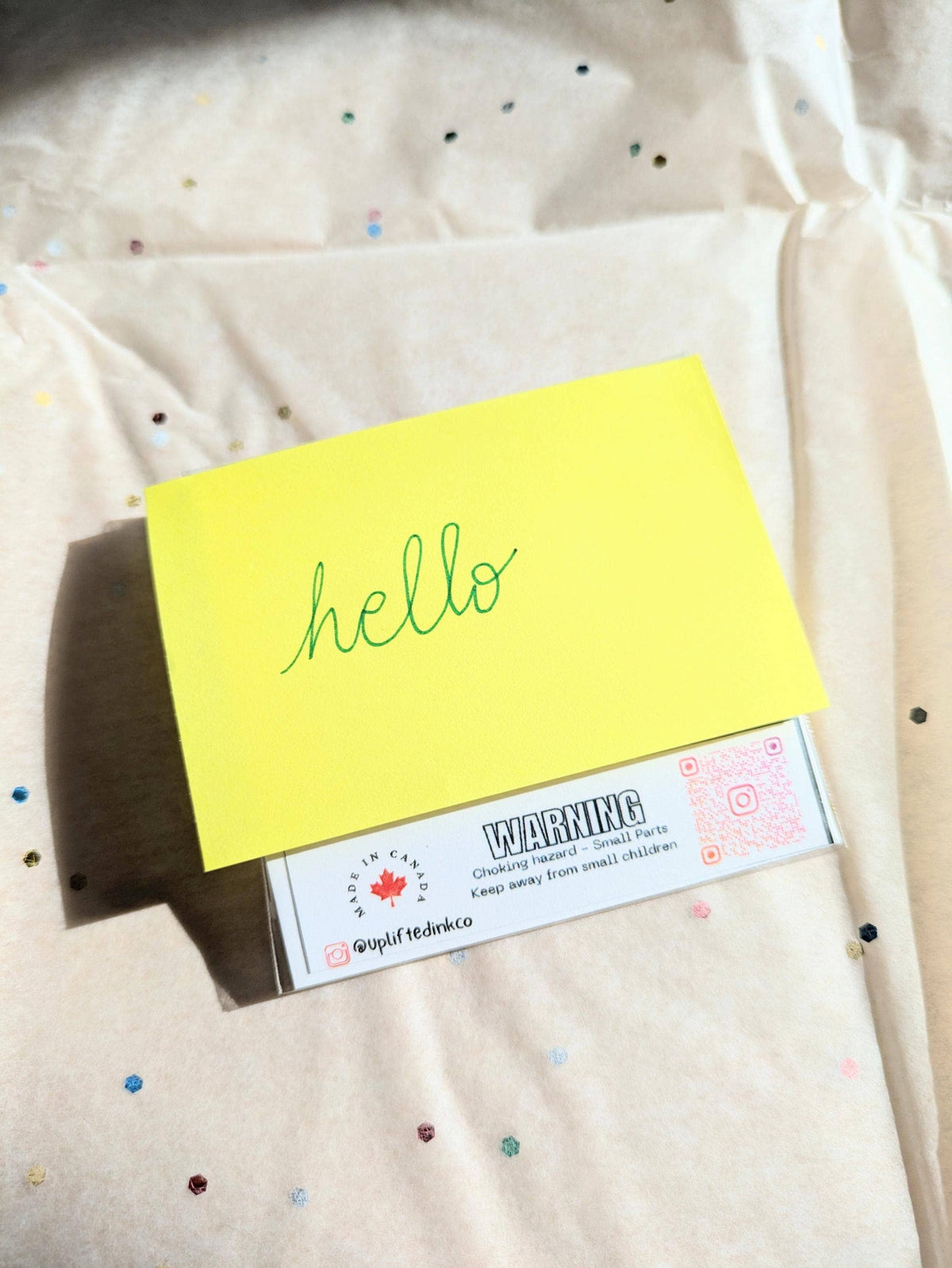 Mini Card with Sunglasses Figurine - Encouragement Gift
