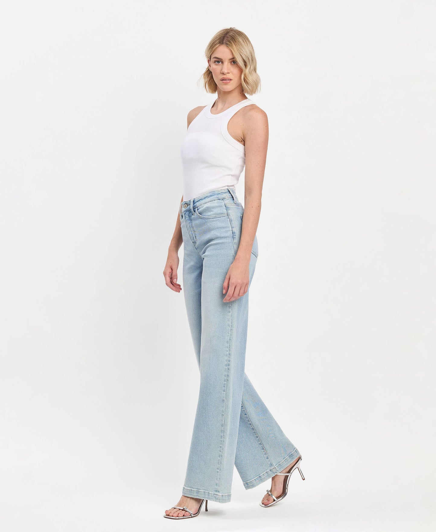 Olivia Light Wash Wide Leg