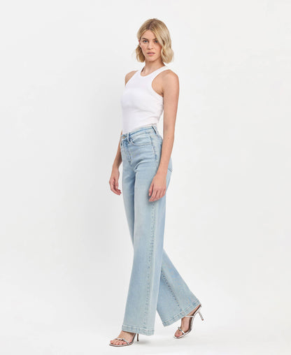 Olivia Light Wash Wide Leg