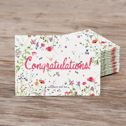 Congratulations Celebration - Wildflower Mix Seed Packets