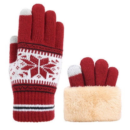 Aztec Fleece Gloves
