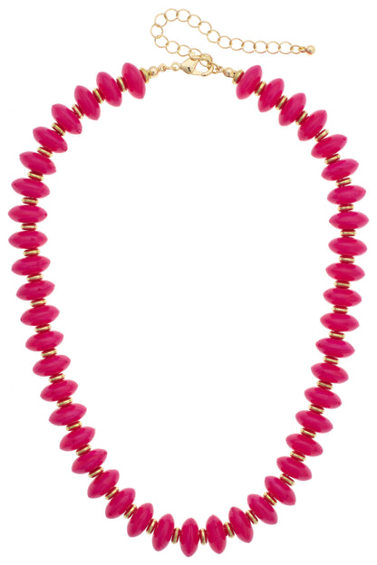 Marseille Resin Beaded Necklace