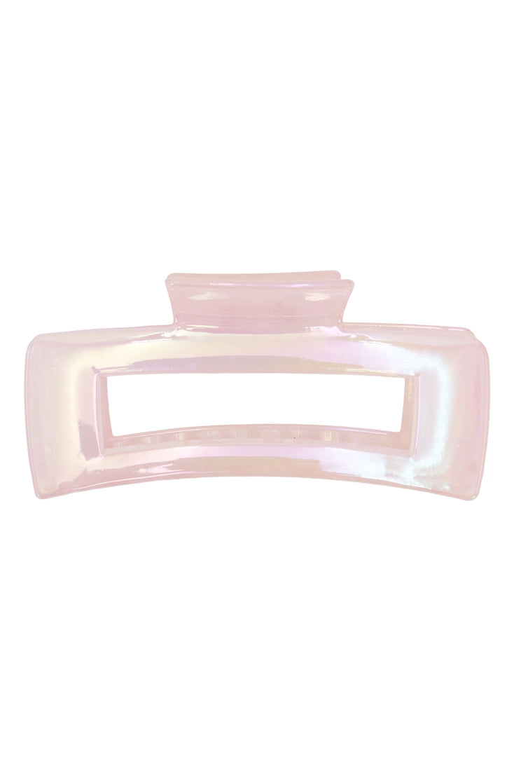 Pearlescent Glossed Claw Clip