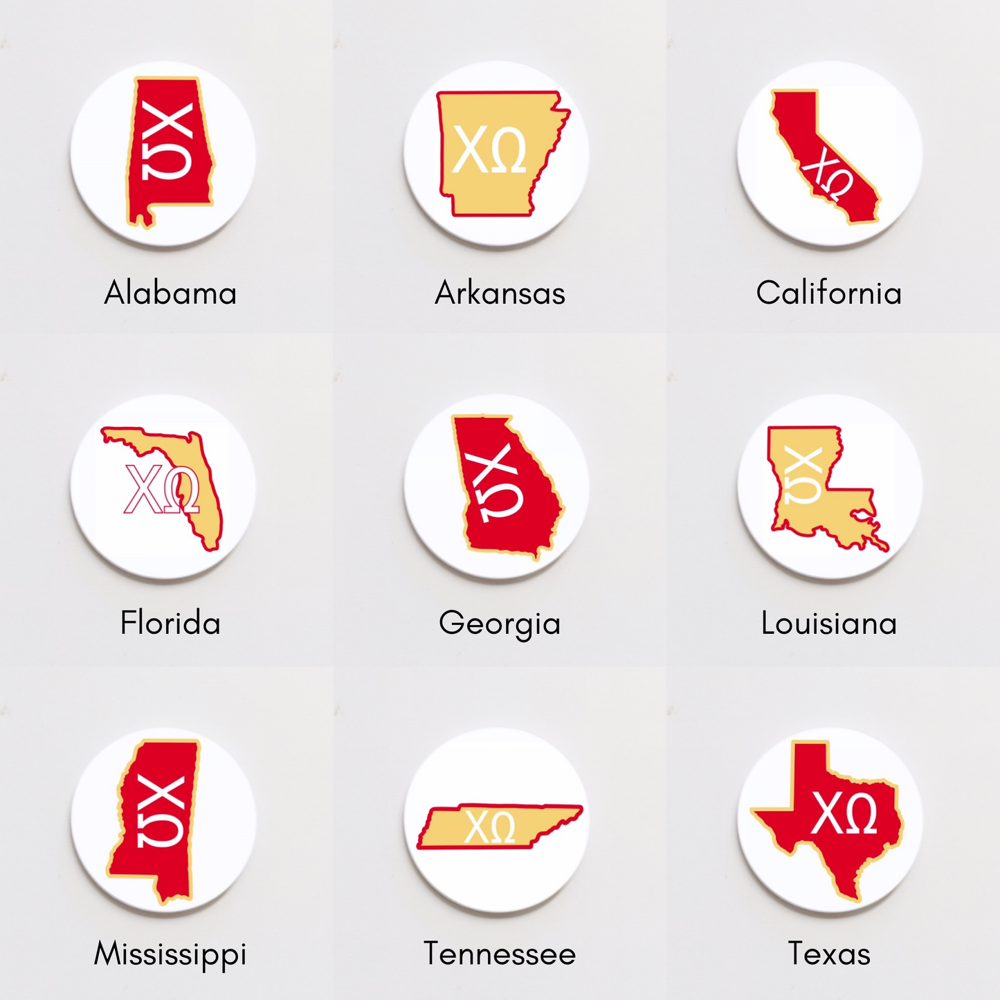 Chi Omega State Button