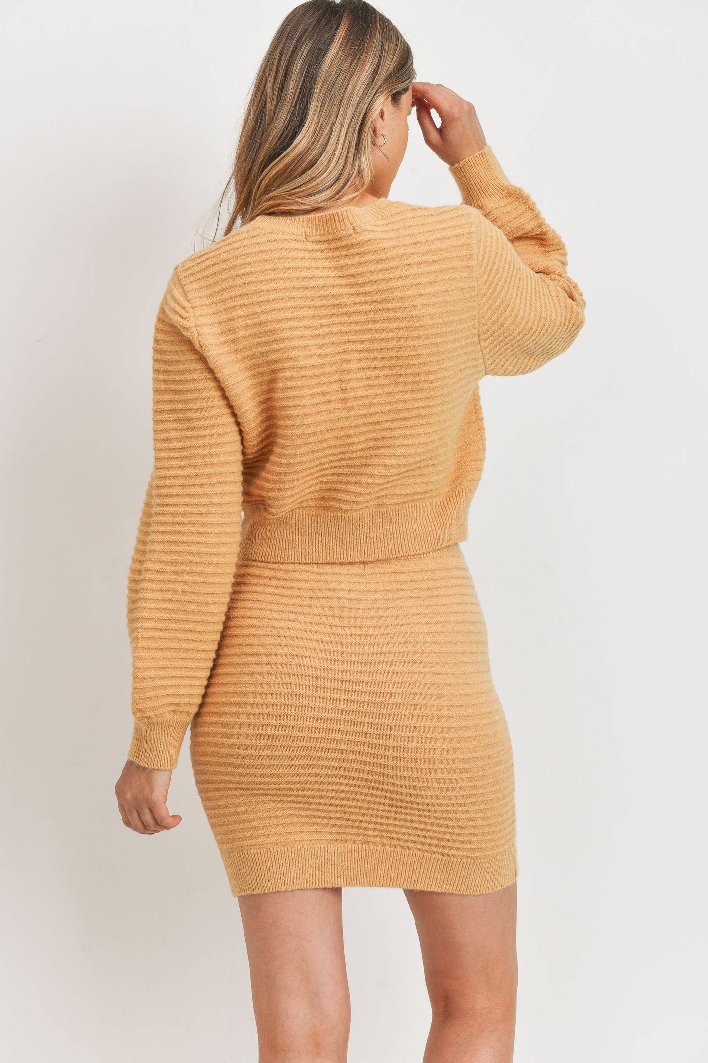 Ribbed Sweater Skirt