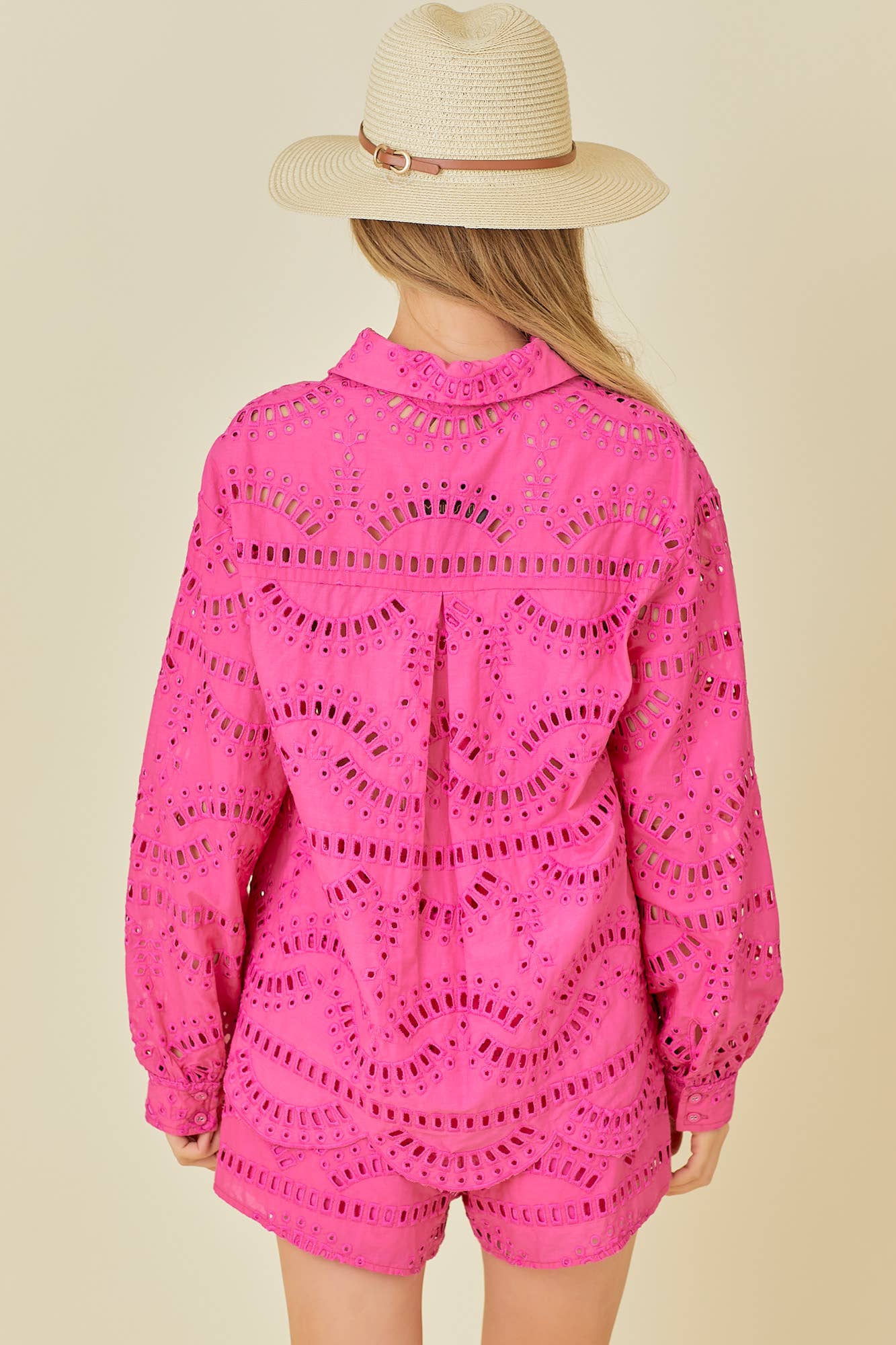 Eyelet Lace Beach Shirt