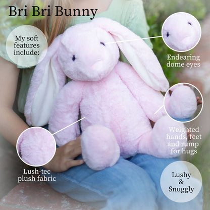 BriBri Pink Bunny Plush Toy