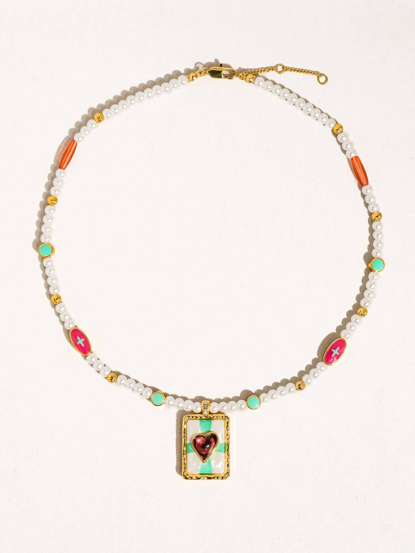 Clementine Heart Necklace