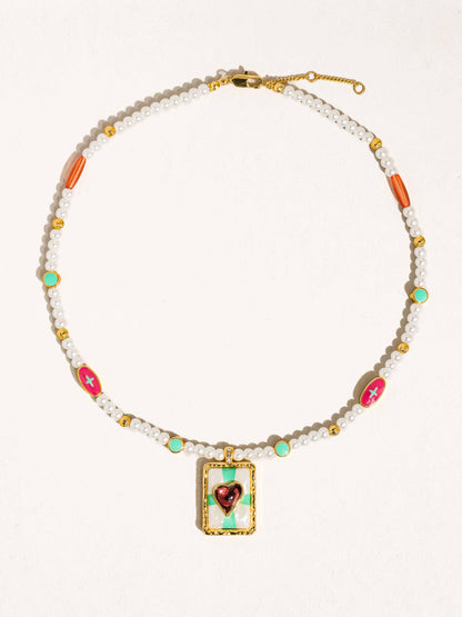 Clementine Heart Necklace