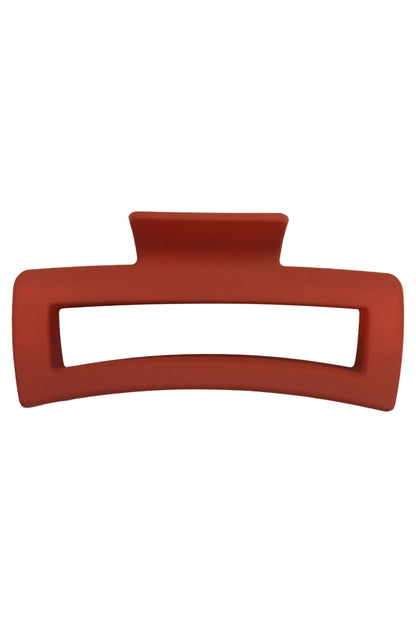 Matte darker Earth Tone Claw Clip Large