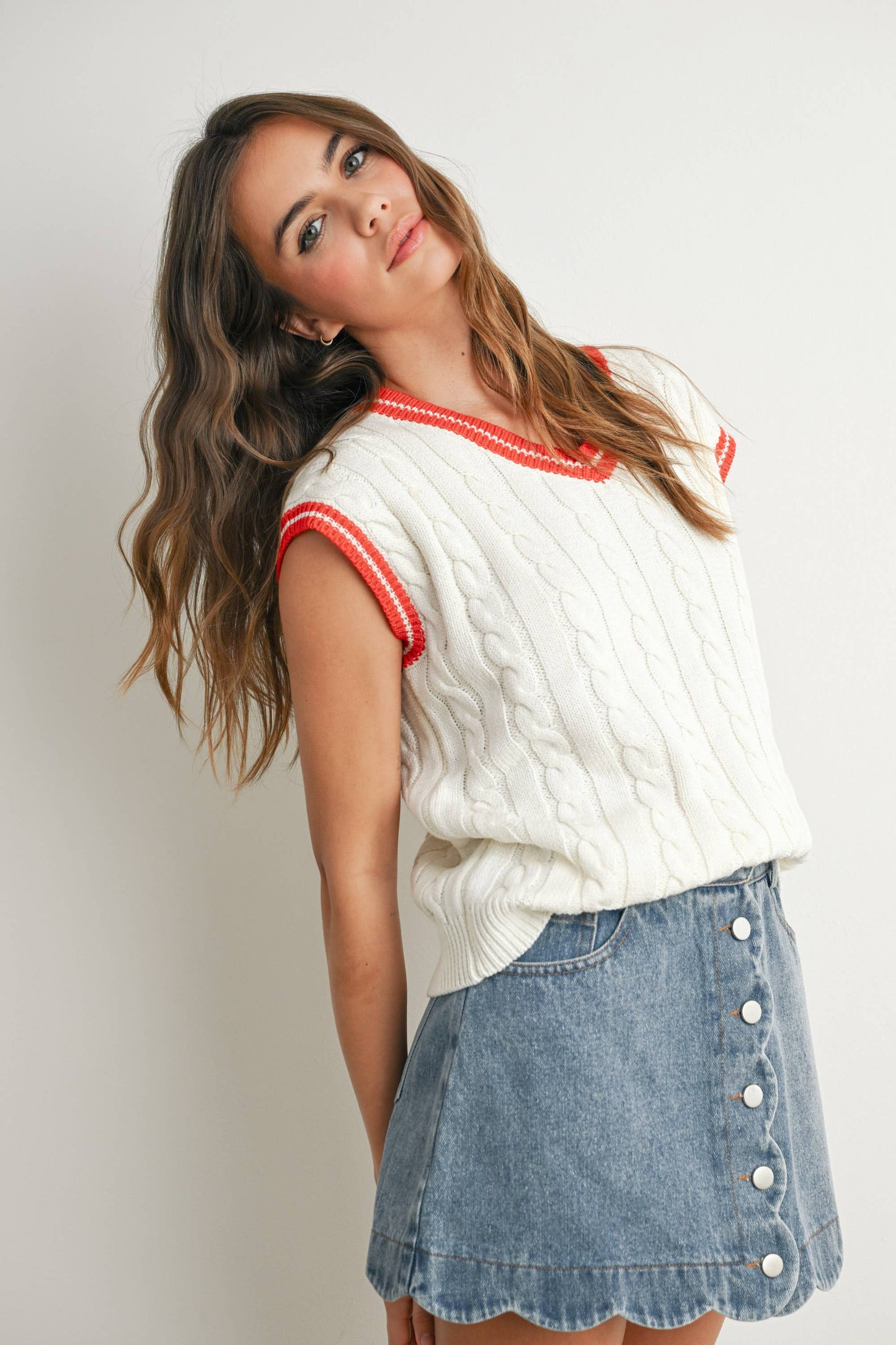 Knitted Sweater Vest