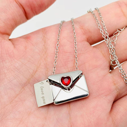 Heart Envelope Necklace