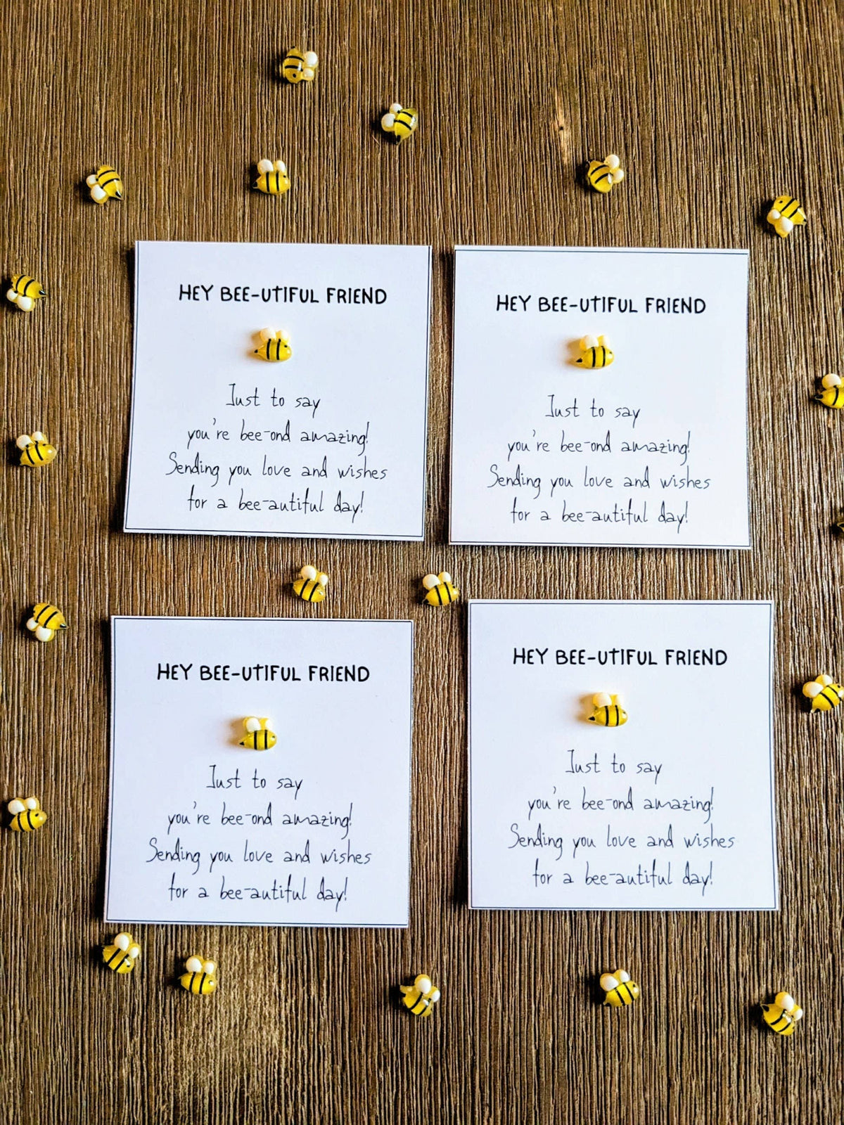 Bee-autiful Friend Card with Bee Figurine