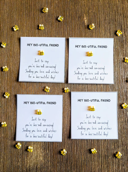 Bee-autiful Friend Card with Bee Figurine
