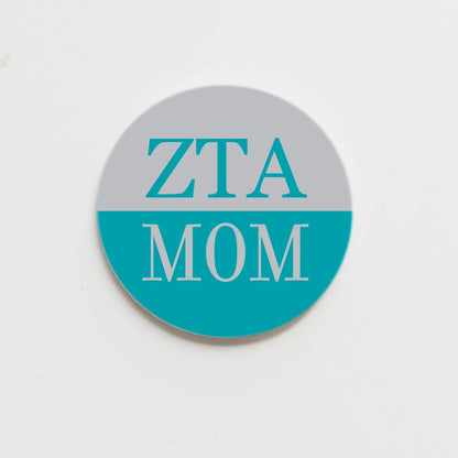 Mom's Sorority Buttons 2.25 in