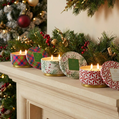 Mistletoe & Holly Luxe 12oz Tin