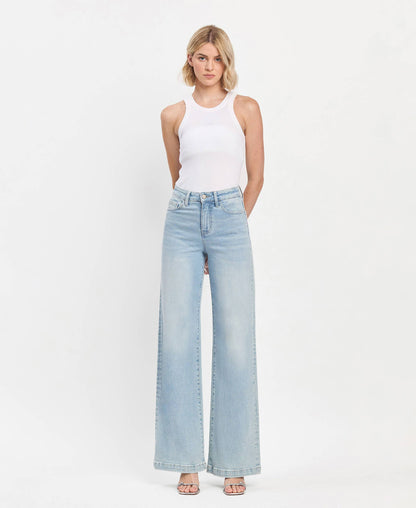 Olivia Light Wash Wide Leg
