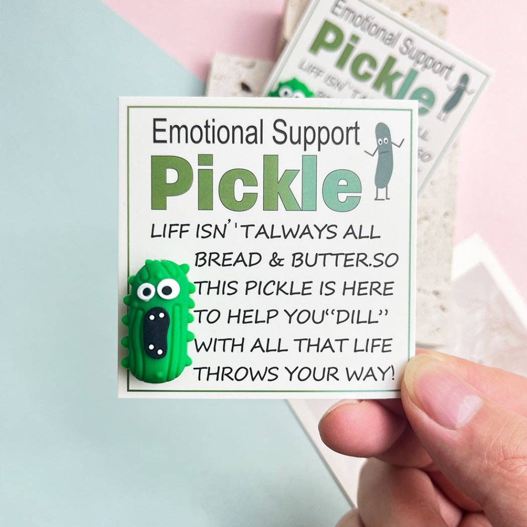 Pocket Hug Pickle Emotional Support Companion