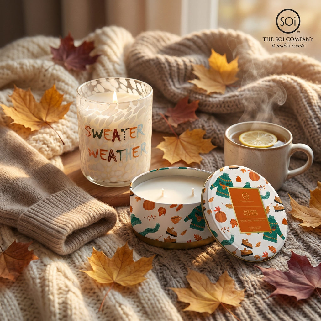 Sweater Weather Embossed Luxe 12oz  Tin
