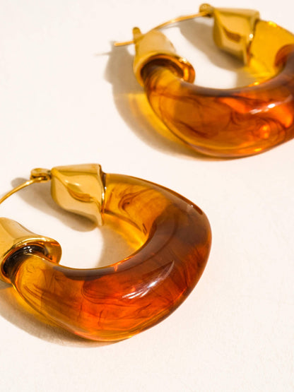 Arlowe Resin Hoops