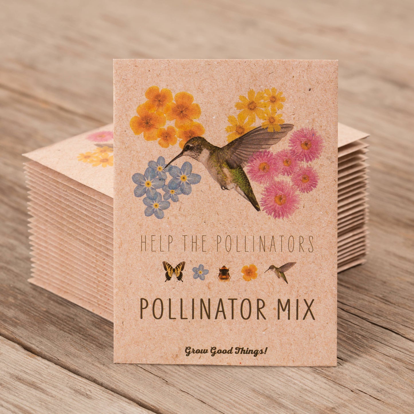 Pollinator Hummingbird - Wildflower Mix Seed Packets