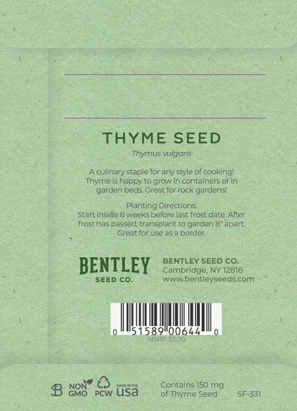It's Birthday Thyme - Thyme Seed Packets