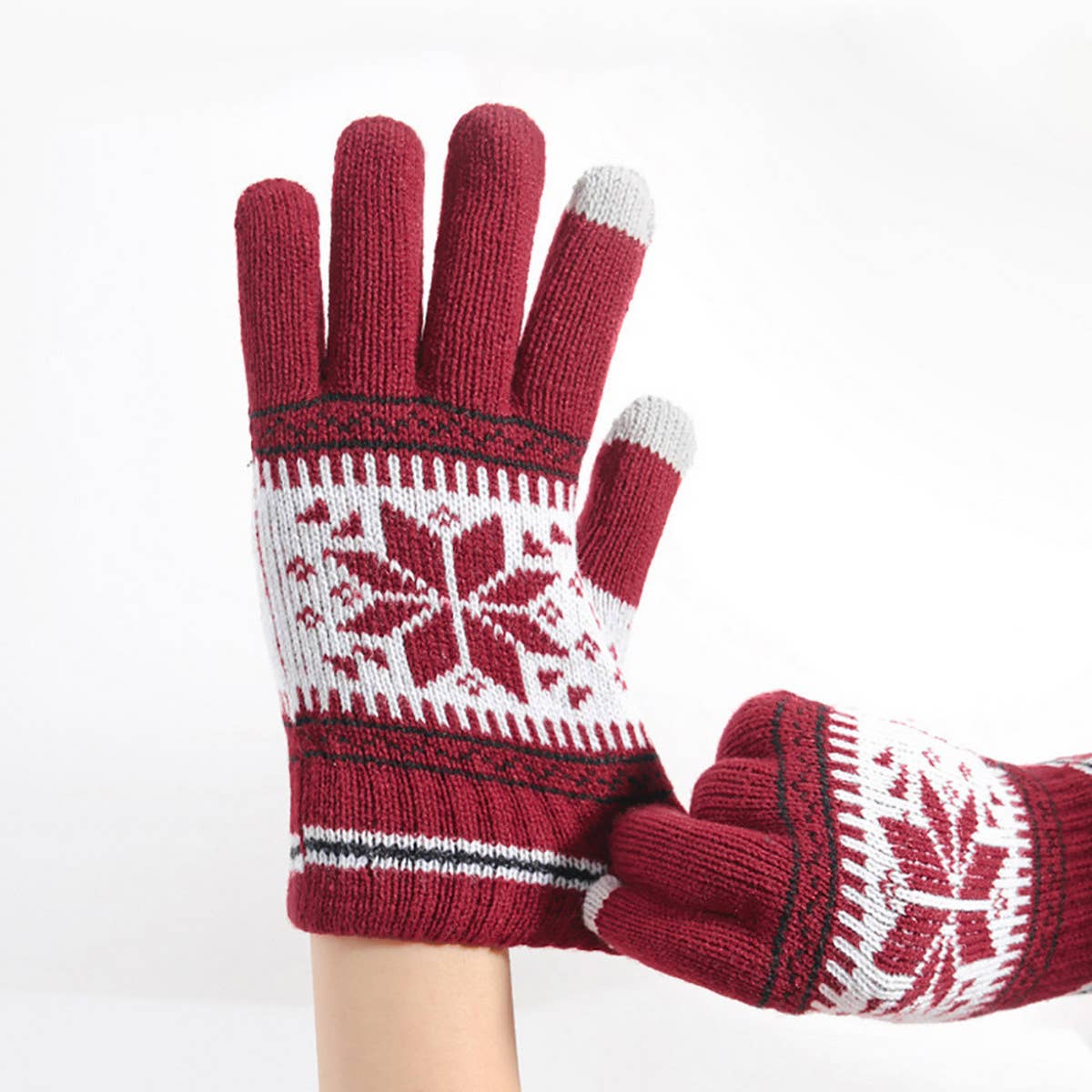 Aztec Fleece Gloves
