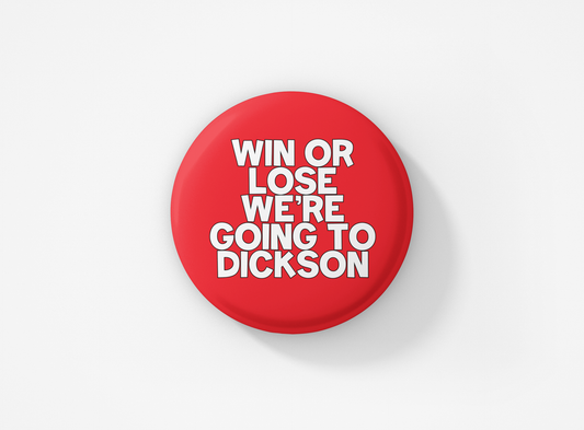 Win or Lose Button Pin