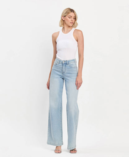 Olivia Light Wash Wide Leg